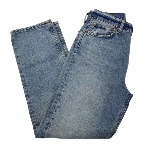 NWOT AGolde 90’s Pinch Waist Jeans 26 Blue - Picture 12 of 16